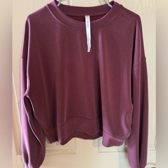 Lululemon Softstreme Perfectly Oversized Cropped Crew - Picture 3 of 6